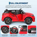 24V Licensed Range Rover HSE 2 Seater Kids Ride-On Car with MP3 & Parental Remote Control