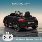 First Ride On Licensed Porsche 718 12V Electric Car for Kids with Parent Remote