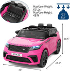 24V Licensed Range Rover HSE 2 Seater Kids Ride-On Car with MP3 & Parental Remote Control