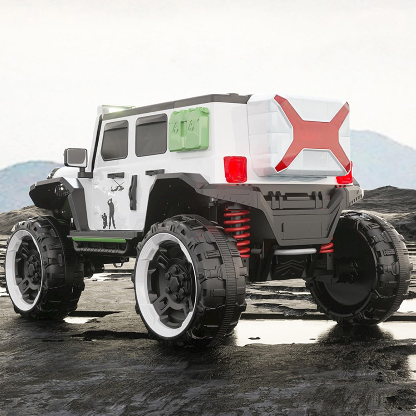 TitanX Armoured Edition 4x4 Battery Operated Jeep for Kids