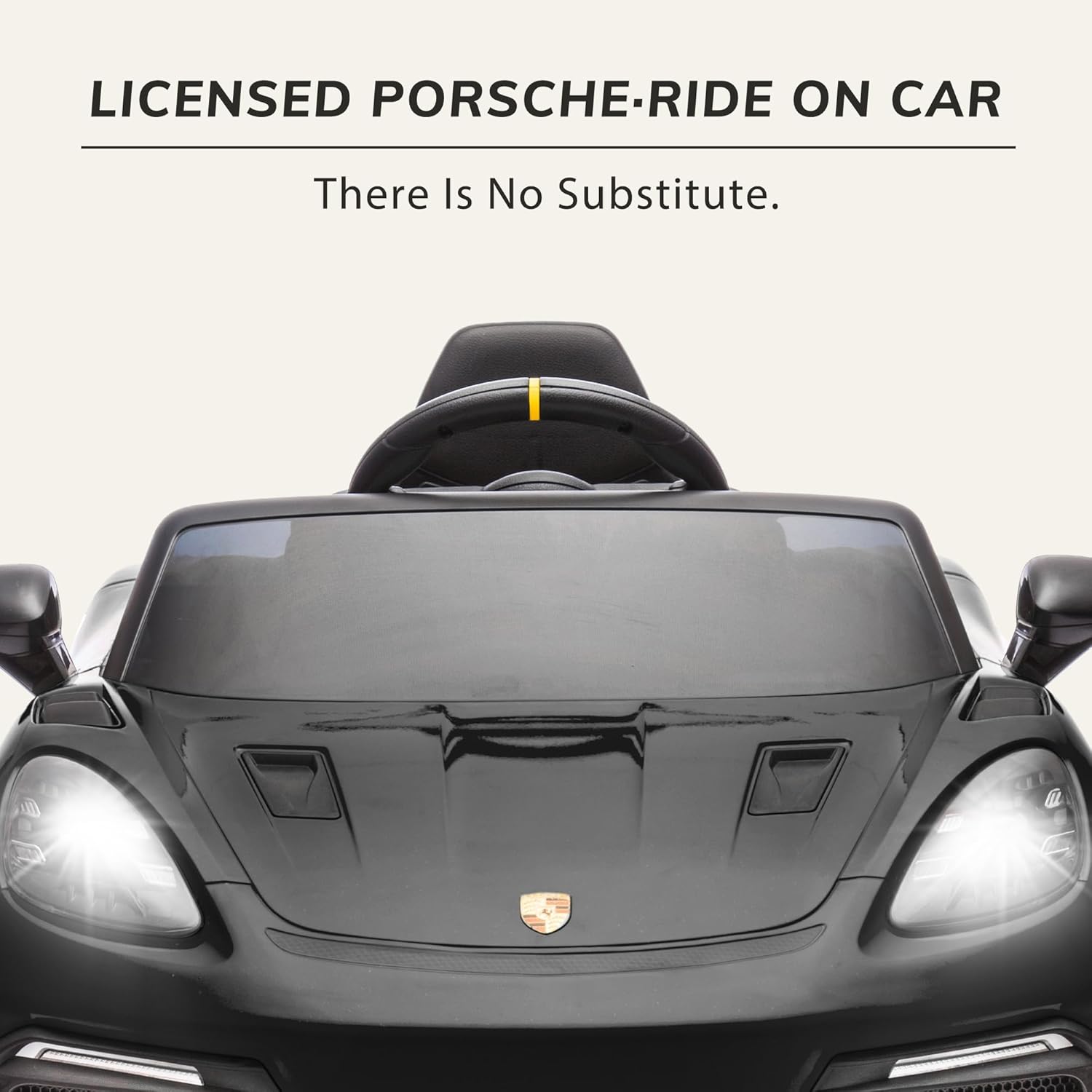 First Ride On Licensed Porsche 718 12V Electric Car for Kids with Parent Remote