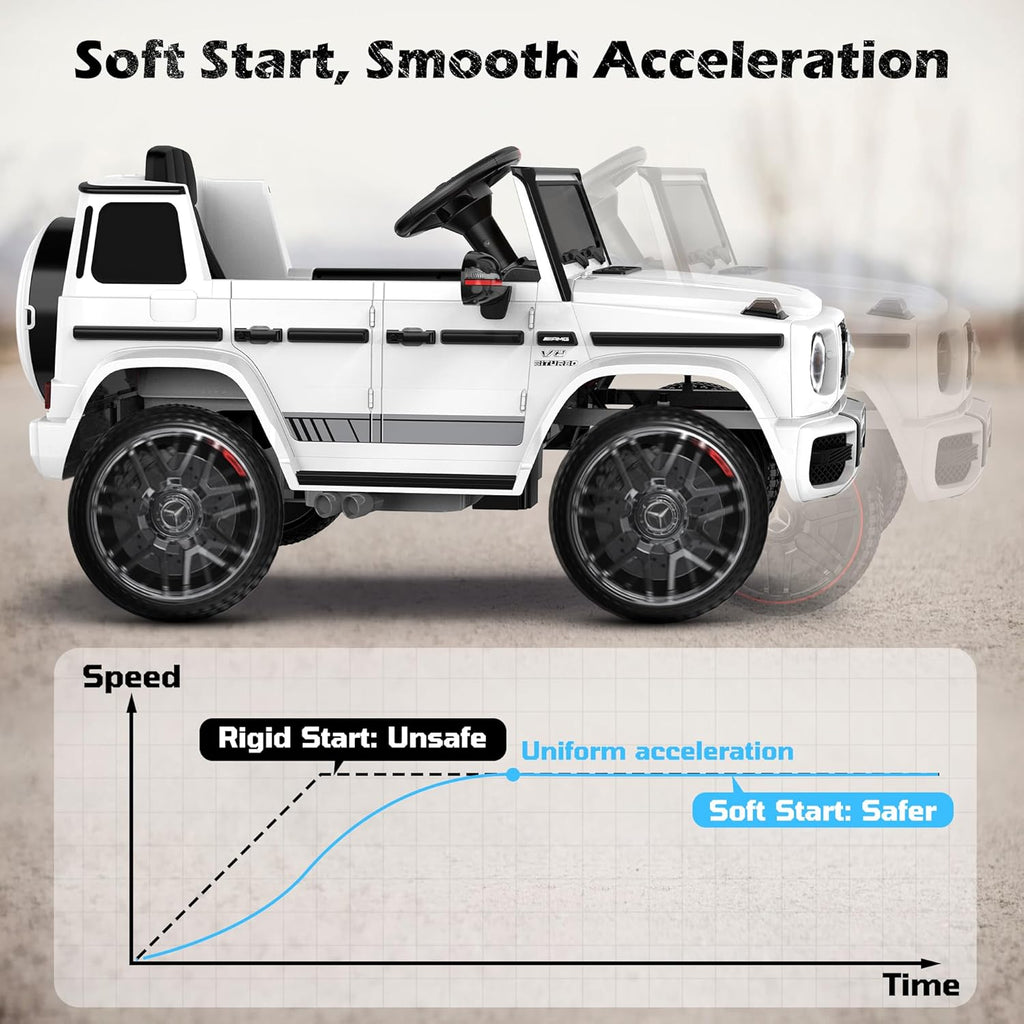 Mercedes-Benz G63 AMG Licensed 24V Electric Ride-On Car for Kids | Premium Luxury SUV