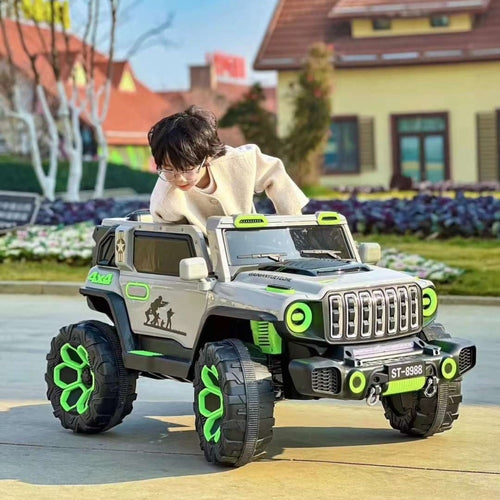 4x4 Off-Road Electric Ride-On Jeep for Kids with Parent Remote Control