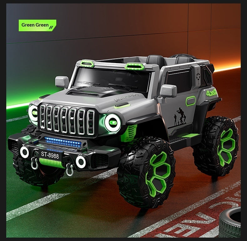 4x4 Off-Road Electric Ride-On Jeep for Kids with Parent Remote Control