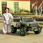 4x4 Off-Road Electric Ride-On Jeep for Kids with Parent Remote Control