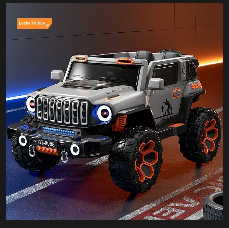 4x4 Off-Road Electric Ride-On Jeep for Kids with Parent Remote Control