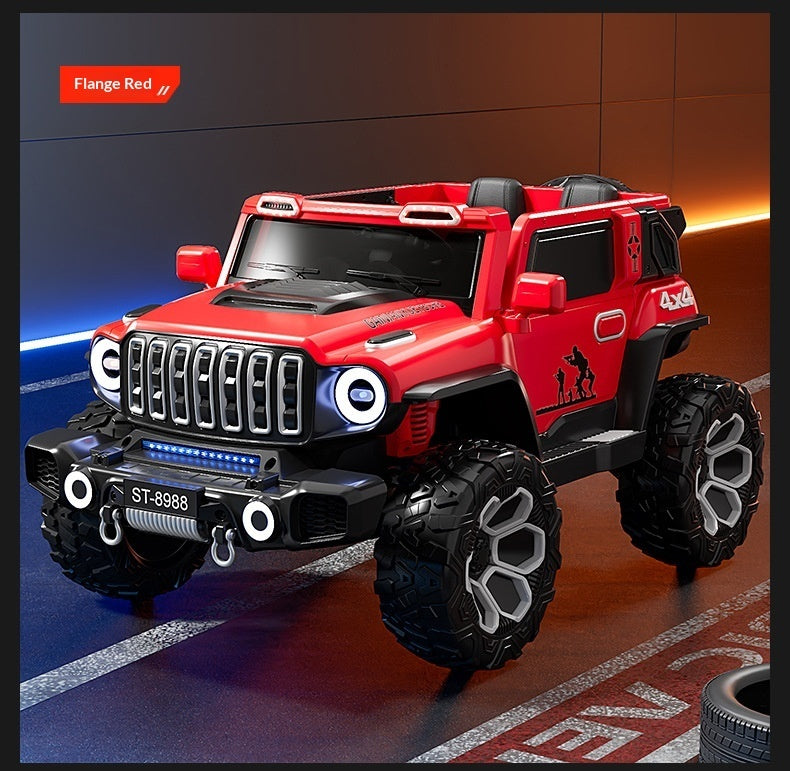 4x4 Off-Road Electric Ride-On Jeep for Kids with Parent Remote Control